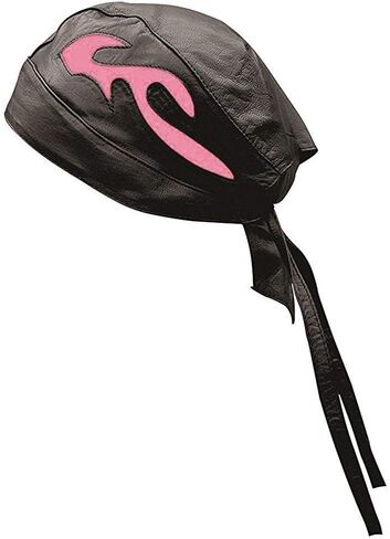 Riparo Unisex Leather Motorcycle Head Wrap and Skull Cap in Kuwait