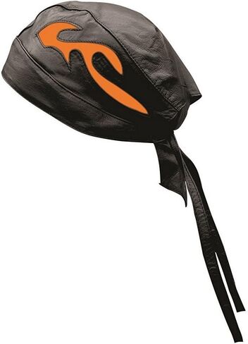 Riparo Unisex Leather Motorcycle Head Wrap and Skull Cap in Kuwait
