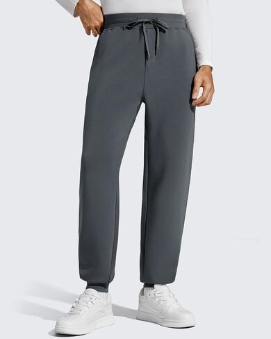 G4Free الرجال Smoofit الصوف مبطن ركض السراويل الشتاء الحرارية Sweatpants الدافئة عارضة صالة الرباط مع جيوب in Saudi Arabia