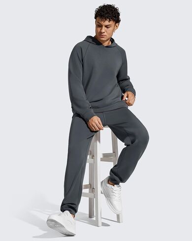 G4Free الرجال Smoofit الصوف مبطن ركض السراويل الشتاء الحرارية Sweatpants الدافئة عارضة صالة الرباط مع جيوب in Saudi Arabia