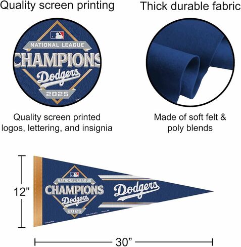 لوس أنجلوس دودجرز بطولة العالم 2025 وNL Champions Soft Felt Pennant in Saudi Arabia