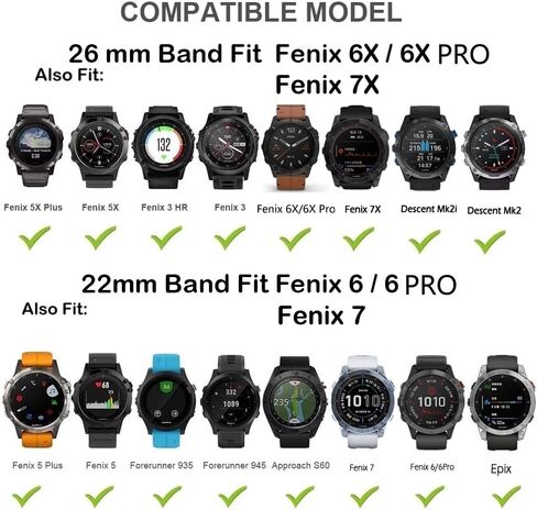 حزام مغناطيسي HAZELS لـ Garmin Fenix ​​7X 3 HR 5X 6X 6 Pro 5 Plus سوار ساعة ميلانيزي معدني 20/22/26 مم لـ Forerunner 935 945 Quick Pins (اللون: ذهبي وردي، الحجم: 20 مم Fenix5S 6S Pro) in Saudi Arabia