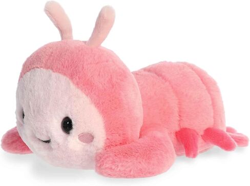لعبة الحيوانات المحشوة Aurora® Playful Too Cute™ Shimmi Shrimp™ - شخصيات رائعة للعب الخيالي - مثالية لأعياد الميلاد والبالغين والأطفال من جميع الأعمار - وردي 9 بوصات in Saudi Arabia
