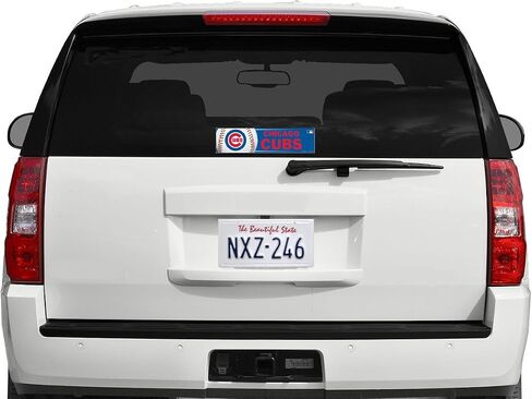 Chicago Cubs MLB 3" x 12" Bumper Sticker in Saudi Arabia