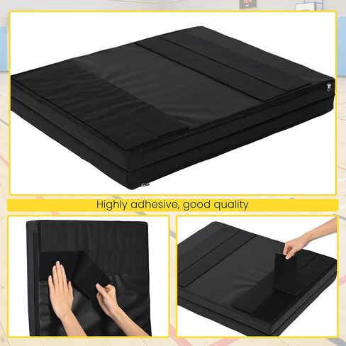 Gym Wall Padding 1 pcs 23.6x60 in Basketball Court Wall Protector Kids Wall Padding 2" Thick High-Density Protective Pads Durable Wall Pads for Garage, Basement Taekwondo Safety (Black) in Kuwait