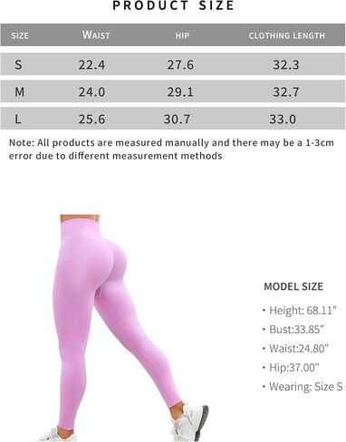 High-Waist Seamless Butt Lifting Yoga Leggings for Women Compression Workout Leggings in Saudi Arabia