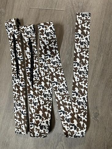 cow print cinch strap cinch latigo and off billet 2" in Saudi Arabia