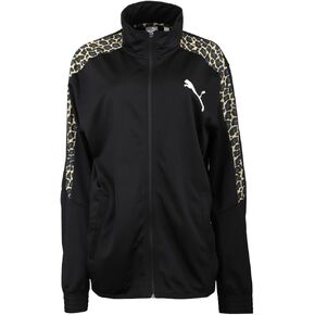 معاطف PUMA للرجال معاطف المضمار/الميدان المتباينة سترات ملابس خارجية بسحاب كامل - أسود in Kuwait