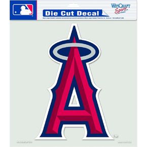 ملصق ملون من MLB Anaheim Angels مقاس 8 × 8 بوصة in Kuwait