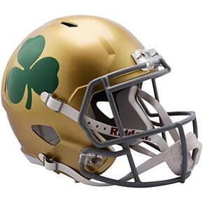 Notre Dame Fighting Irish Shamorock Officially Licensed Speed Full Size Replica Football Helmet in Saudi Arabia
