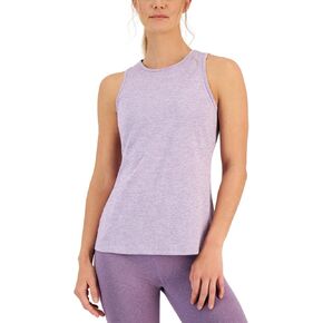 Women's Essentials Heathered Keyhole Back Tank Top Purple Size X-Small in Saudi Arabia