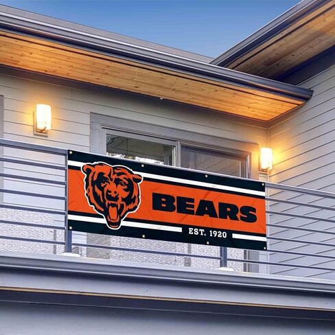 Chicago Bears Large 2x6 Foot Banner in Saudi Arabia