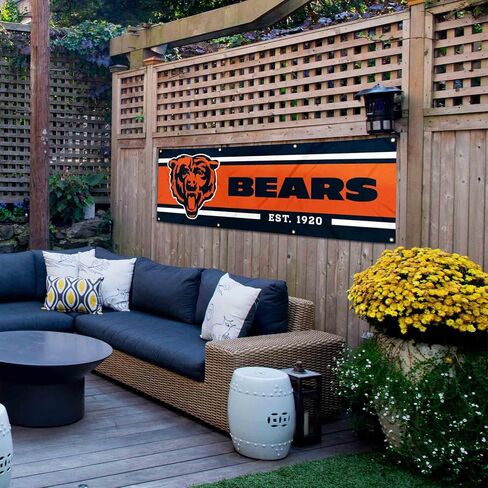 Chicago Bears Large 2x6 Foot Banner in Saudi Arabia