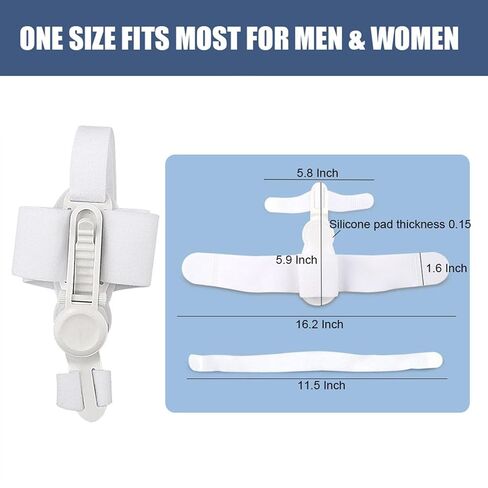 مصحح الورم للنساء والرجال من ريكوفيست - جبيرة أورام العظام لتقويم العظام لأصابع القدم الكبيرة للخياطين من أجل تخفيف آلام أروح المطرقة وأداة فرد أصابع القدم اليسرى/اليمين - قطعة واحدة باللون الأسود in Kuwait