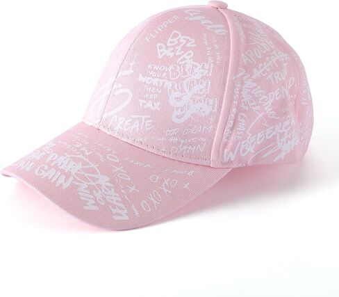 Washed Cotton Baseball Cap for Women Men- Scrawl Distressed Soft Dad Hat with Adjustable Strap Unisex Casual Cap in Saudi Arabia