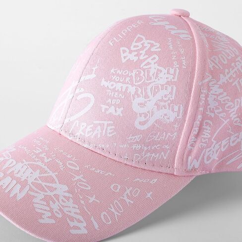 Washed Cotton Baseball Cap for Women Men- Scrawl Distressed Soft Dad Hat with Adjustable Strap Unisex Casual Cap in Saudi Arabia