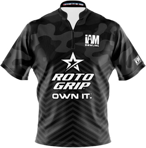 Logo Infusion I AM Bowling Jersey ياقة وشاح بأكمام قصيرة 2156-RG صنع في الولايات المتحدة الأمريكية ROTO Grip in Kuwait