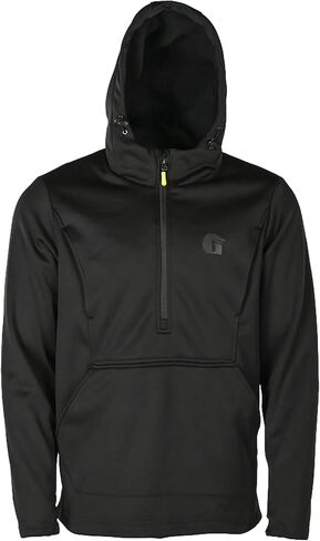 Gator Waders Mens Catahoula 1/2 Hoodie - Comfortable Interior Fleece Lining - Adjustable Hood & Waist - DWR Water Resistant in Saudi Arabia