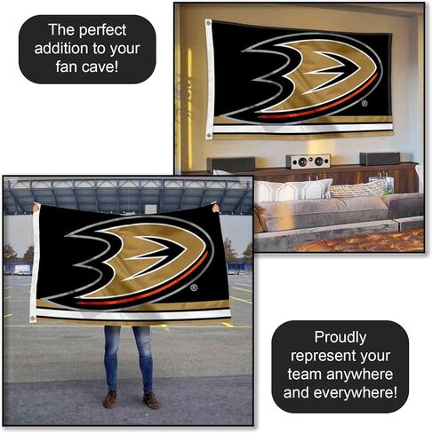 Anaheim Ducks Flag 3x5 Banner in Saudi Arabia