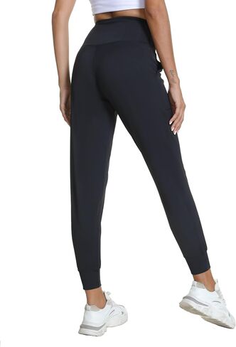 Women's Joggers High Waisted Yoga Pants with Pockets Loose Leggings for Workout, Yoga, Running in Saudi Arabia