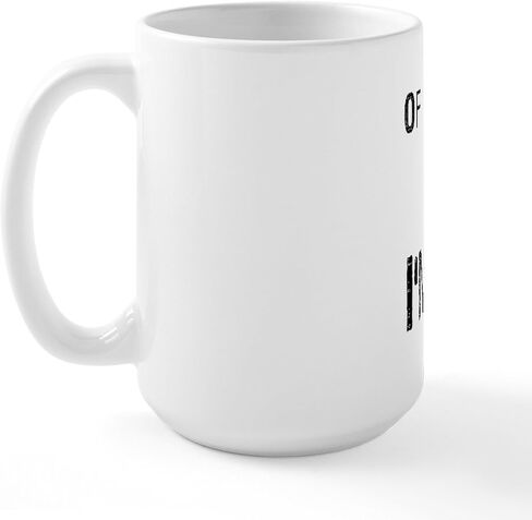 CafePress - كوب كبير فنلندي بالطبع أنا على حق - كوب قهوة، كبير 15 أونصة. فنجان قهوة أبيض in Saudi Arabia