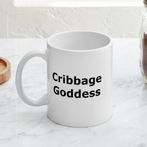 CafePress No Crying In Cribbage Mugs 11 oz (325 ml) Ceramic Coffee Mug in Saudi Arabia