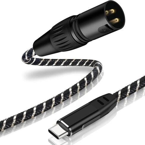كابل صوت من Lightning إلى XLR ذكر بطول 6.6 أقدام، كابل ستيريو صوتي من i Phone إلى X LR، لمكبر الصوت، ومكبر الصوت، ووحدة التحكم في الخلاط، وما إلى ذلك (أحادي الاتجاه من Light tning إلى XLR فقط) in Kuwait