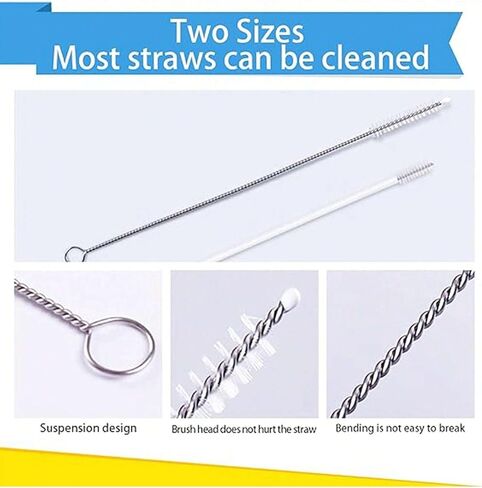 Swivel Bottle Cleaning Brush Set, 7 Different Sizes of Cleaning Tools, Long Handle Bottle Cleaner for Cleaning Narrow Mouth Sports Water Bottles (Yellow) in Saudi Arabia