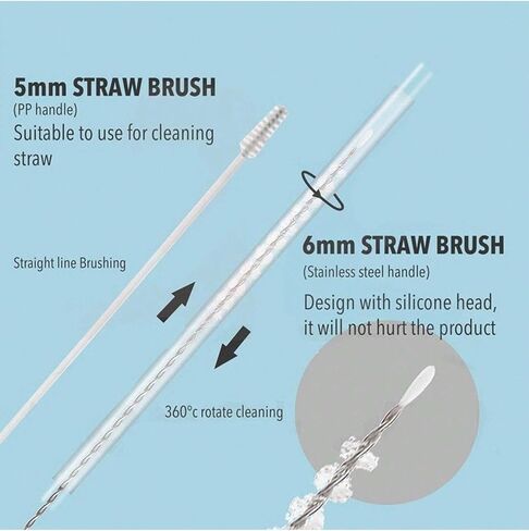 Swivel Bottle Cleaning Brush Set, 7 Different Sizes of Cleaning Tools, Long Handle Bottle Cleaner for Cleaning Narrow Mouth Sports Water Bottles (Yellow) in Saudi Arabia