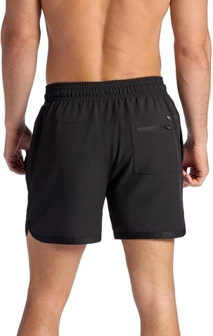 Gaiam Mens Lunge 5" Short, Standard Fit, Stretch Lightweight Material, Moisture-Wicking in Saudi Arabia