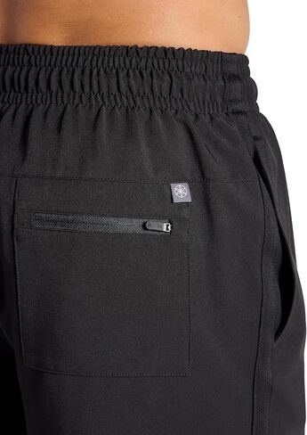Gaiam Mens Lunge 5" Short, Standard Fit, Stretch Lightweight Material, Moisture-Wicking in Saudi Arabia