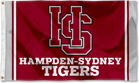 College Flags & Banners Co. Hampden Sydney Tigers Wordmark 3x5 Foot Flag in Saudi Arabia