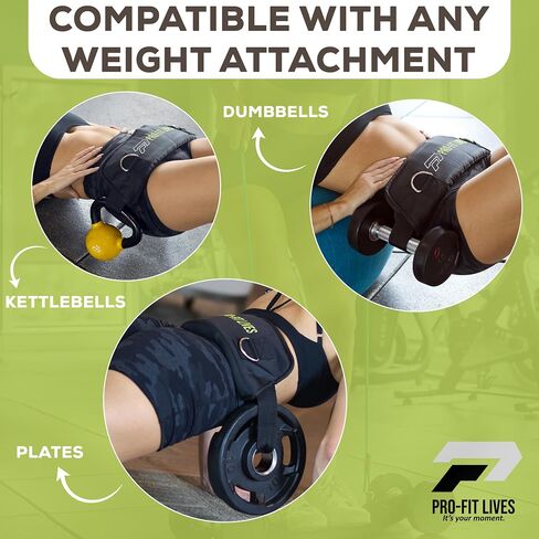 Hip Thrust Belt Booty Builder- with- Resistance Bands and Handles – Heavy-Duty Weight Lifting Belt for Dumbbells, Kettlebells & Plates – All-in-One Home Gym Equipment for Strength Training in Saudi Arabia