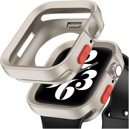 Generic غطاء TPU لسلسلة ساعات Apple Ultra 49mm 9 8 7 41mm 45mm إطار ممتص للصدمات لحافظة iWatch 6 5 SE 4 40 44mm(Rose red,49mm) in Kuwait