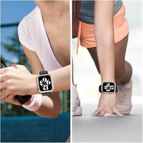 Generic غطاء TPU لسلسلة ساعات Apple Ultra 49mm 9 8 7 41mm 45mm إطار ممتص للصدمات لحافظة iWatch 6 5 SE 4 40 44mm(Rose red,49mm) in Kuwait