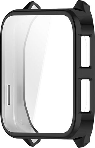 2 Pack Cases Compatible with Garmin Venu X1 with Screen Protector, Flexible TPU Shockproof Scratch Proof Cover Case for Garmin Venu X1 Smartwatch (Black/Silver) in Saudi Arabia