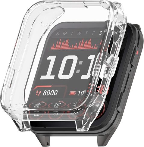 عبوتان من حافظات متوافقة مع Garmin Venu X1 مع واقي شاشة، غطاء مرن مقاوم للصدمات ومقاوم للخدش من مادة TPU لساعة Garmin Venu X1 الذكية (أسود/فضي) in Kuwait