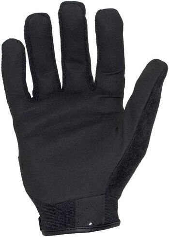 قفازات Ironclad التكتيكية Pro، شاشة تعمل باللمس، مفصل مبطن بالنيوبرين، مسح العرق من قماش تيري، إغلاق بخطاف وحلقة من المطاط اللدن حراريًا، أسود متوسط in Kuwait