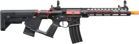 بندقية Lancer التكتيكية Gen 2 Enforcer Blackbird معدنية كاملة من Airsoft AEG مع Mosfet/ETU-Electric كامل/شبه تلقائي (يتضمن بطارية ليبو وشاحن) in Kuwait