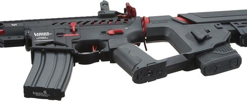 بندقية Lancer التكتيكية Gen 2 Enforcer Blackbird معدنية كاملة من Airsoft AEG مع Mosfet/ETU-Electric كامل/شبه تلقائي (يتضمن بطارية ليبو وشاحن) in Kuwait