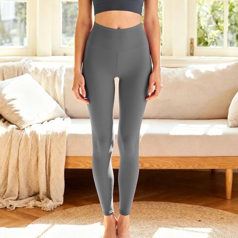 Womens Yoga Pants High Waist Tummy Control Workout Leggings Athletic Training Stretch Slim Fit Long Casual Gym Activewear in Saudi Arabia