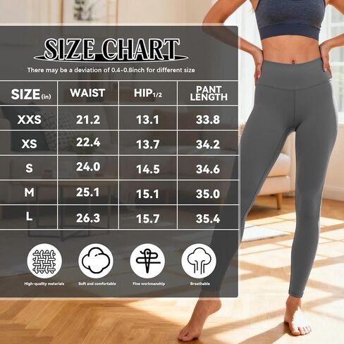 Womens Yoga Pants High Waist Tummy Control Workout Leggings Athletic Training Stretch Slim Fit Long Casual Gym Activewear in Saudi Arabia
