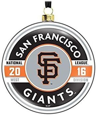 Hallmark MLB Glass Ornament (San Francisco Giants in Saudi Arabia