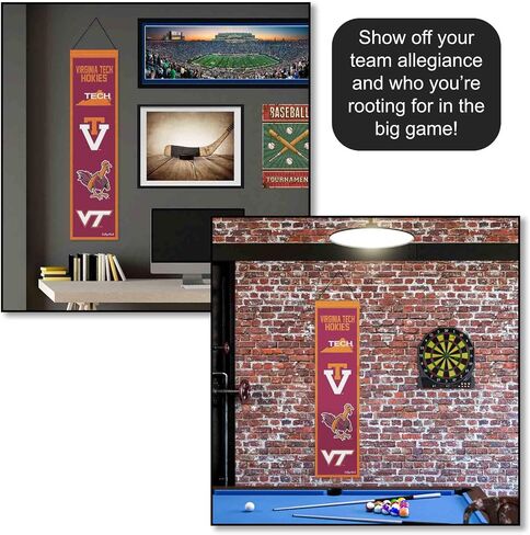 WinCraft VA Tech Hokies Evolution 8x32 Inch Vertical Wool Embroidered Hanging Banner in Saudi Arabia