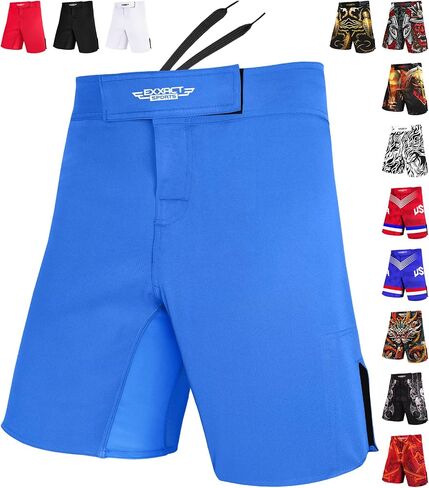 شورت Exxact Sports Pro MMA، شورت No-Gi BJJ Jiu Jitsu للرجال، الملاكمة، UFC، التدريب المتقاطع، شورت كيك بوكسينغ والتصارع in Saudi Arabia