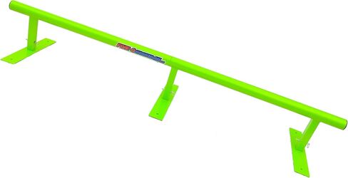قضيب طحن دائري من Ramptech (طوله 79 بوصة) - مقاوم للطقس، شديد التحمل للاستخدام الداخلي والخارجي - طقم أدوات طحن لوح التزلج DIY - قضبان طحن محمولة بارتفاع قابل للتعديل (11 بوصة - 15 بوصة طول) in Saudi Arabia