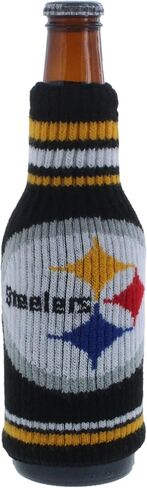 Football Knit Acrylic Stretchable Bottle Insulator Holder Krazy Kover (Pittsburgh (Steelers)) in Saudi Arabia