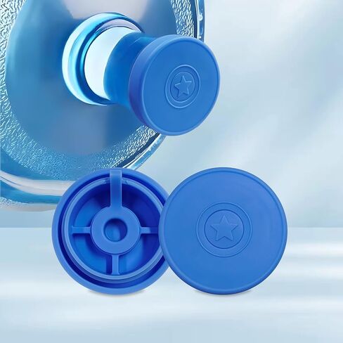 3 Pack 5 Gallon Water Jug Cap,Silicone Reusable Replacement Cap,Non Spill Bottle Caps for 55mm Bottle Water Dispenser Caps in Saudi Arabia