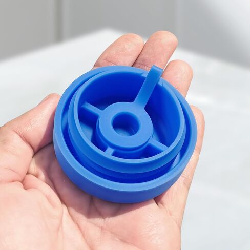 3 Pack 5 Gallon Water Jug Cap,Silicone Reusable Replacement Cap,Non Spill Bottle Caps for 55mm Bottle Water Dispenser Caps in Saudi Arabia