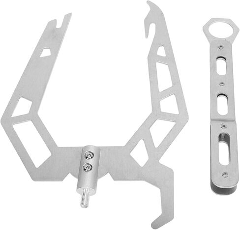 Yosoo Health Gear Mooring Rope Dock Hook U Type Mooring Rope Threader Dock Hook, Sturdy Stainless Steel Dock Hook Cable Wire Guider Ship Parking Tool for Setting Up Clothesline for Moor Boats (a) (b) in Saudi Arabia